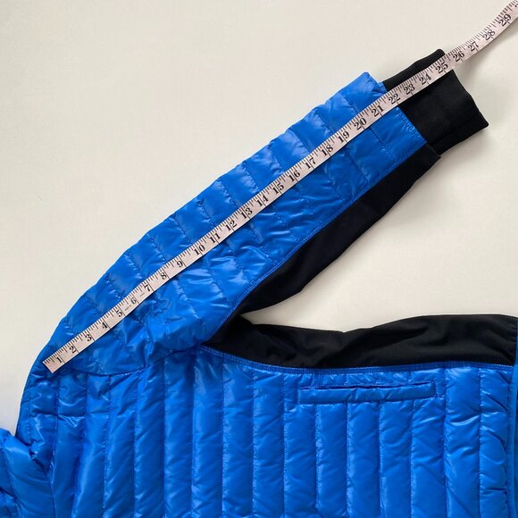 HBC Women's Sport Down Filled Puffer Blue Jacket SZ L - Picture 11 of 14